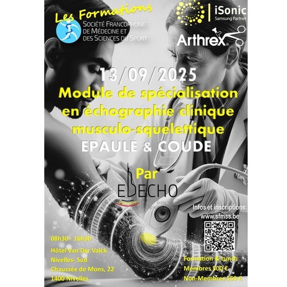 Module de spécialisation en échographie clinique musculo-squelettique - épaule & coude
